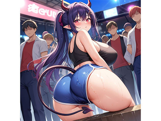 【デカ尻しっぽフェチ】真夏の汗だくコスプレは見ているだけで大興奮 サンプル4ページ目