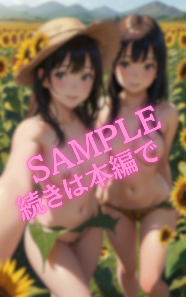 乳首もま○こも丸見え！野外で誘惑してくるスレンダーな美人姉妹 サンプル10ページ目