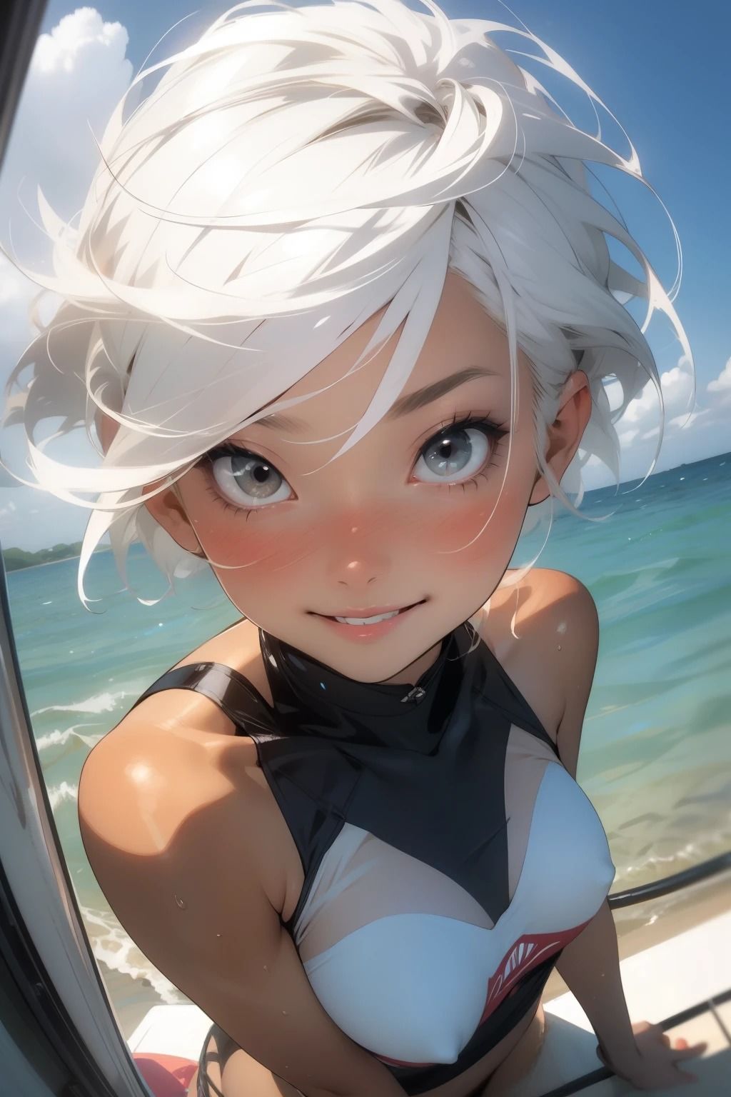 水着少女-001 サンプル1ページ目