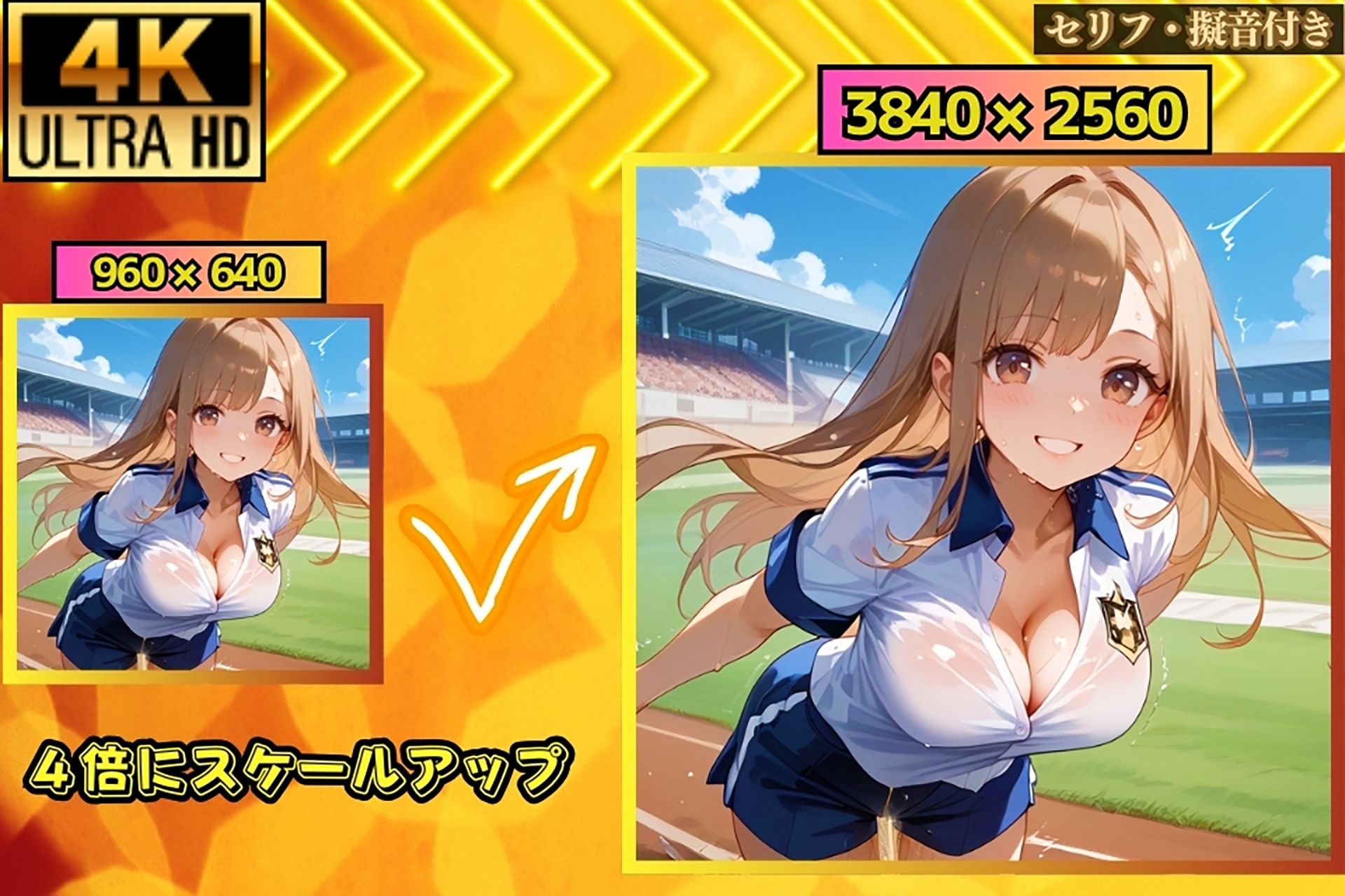 汗まみれの誘惑！陸上部の女子たちが俺に仕掛けたエッチな罠【セリフ/擬音付き】 サンプル3ページ目