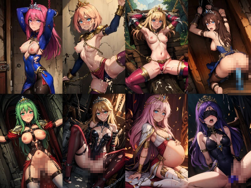 【完全敗北】戦いに敗れし女戦士とプリンセスたちの知られざるその後 サンプル10ページ目