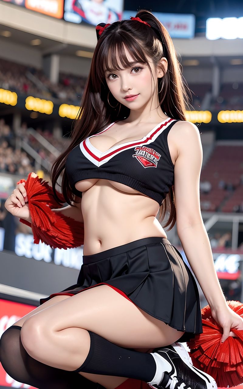 【AI写真集】チアリーダー写真集（1） サンプル7ページ目