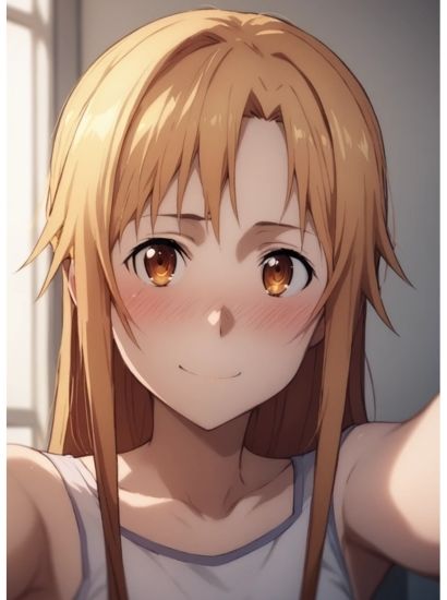 SAOのアスナから送られてきた自撮り写真 サンプル1ページ目