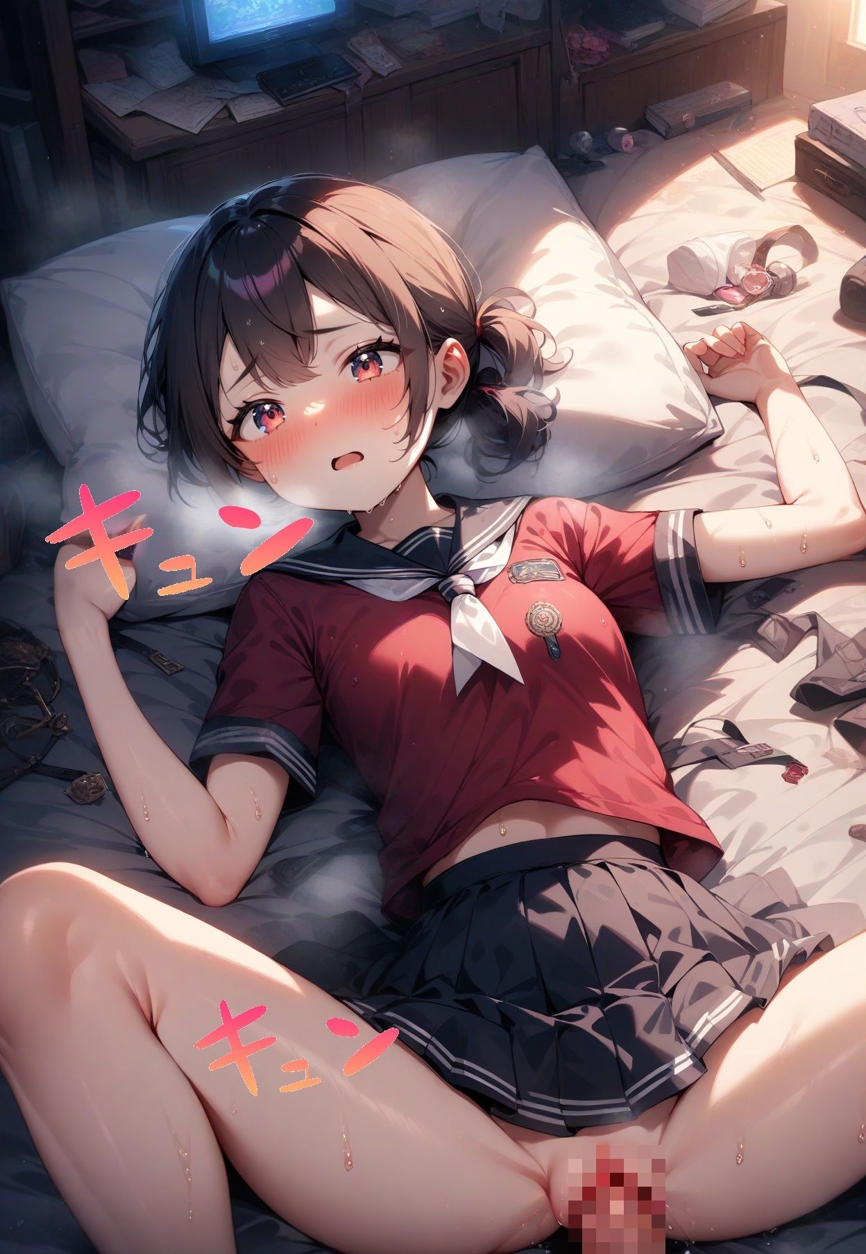 どエロい女子校生達と汗だくセックスする話＃2 サンプル7ページ目