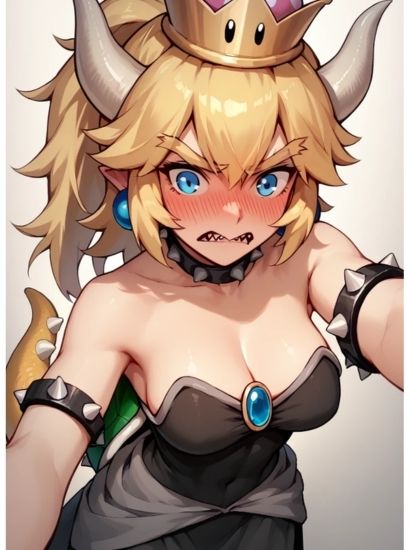 マリオのクッパ姫から送られてきた自撮り写真 サンプル1ページ目