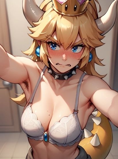 マリオのクッパ姫から送られてきた自撮り写真 サンプル2ページ目