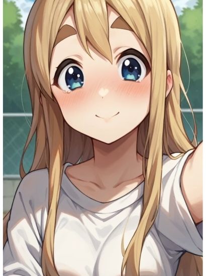 けいおん！の琴吹紬から送られてきた自撮り写真 サンプル1ページ目
