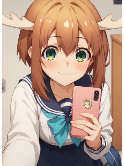 しかのこのこのここしたんたんののこたんから送られてきた自撮り写真 サンプル1ページ目