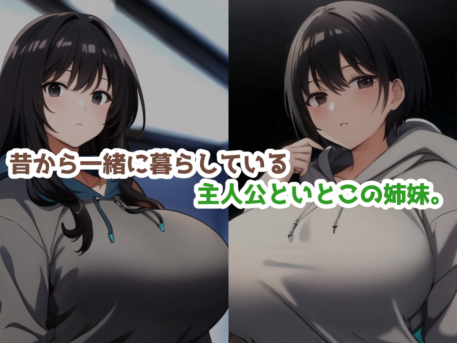 誰よりも大切なダウナー姉妹、催●おじさんにあっさりNTRました。 サンプル1ページ目