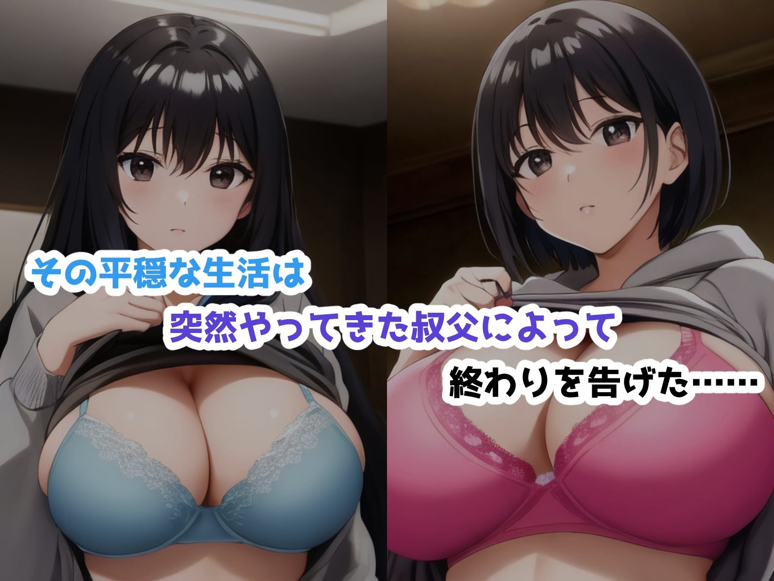誰よりも大切なダウナー姉妹、催●おじさんにあっさりNTRました。 サンプル2ページ目