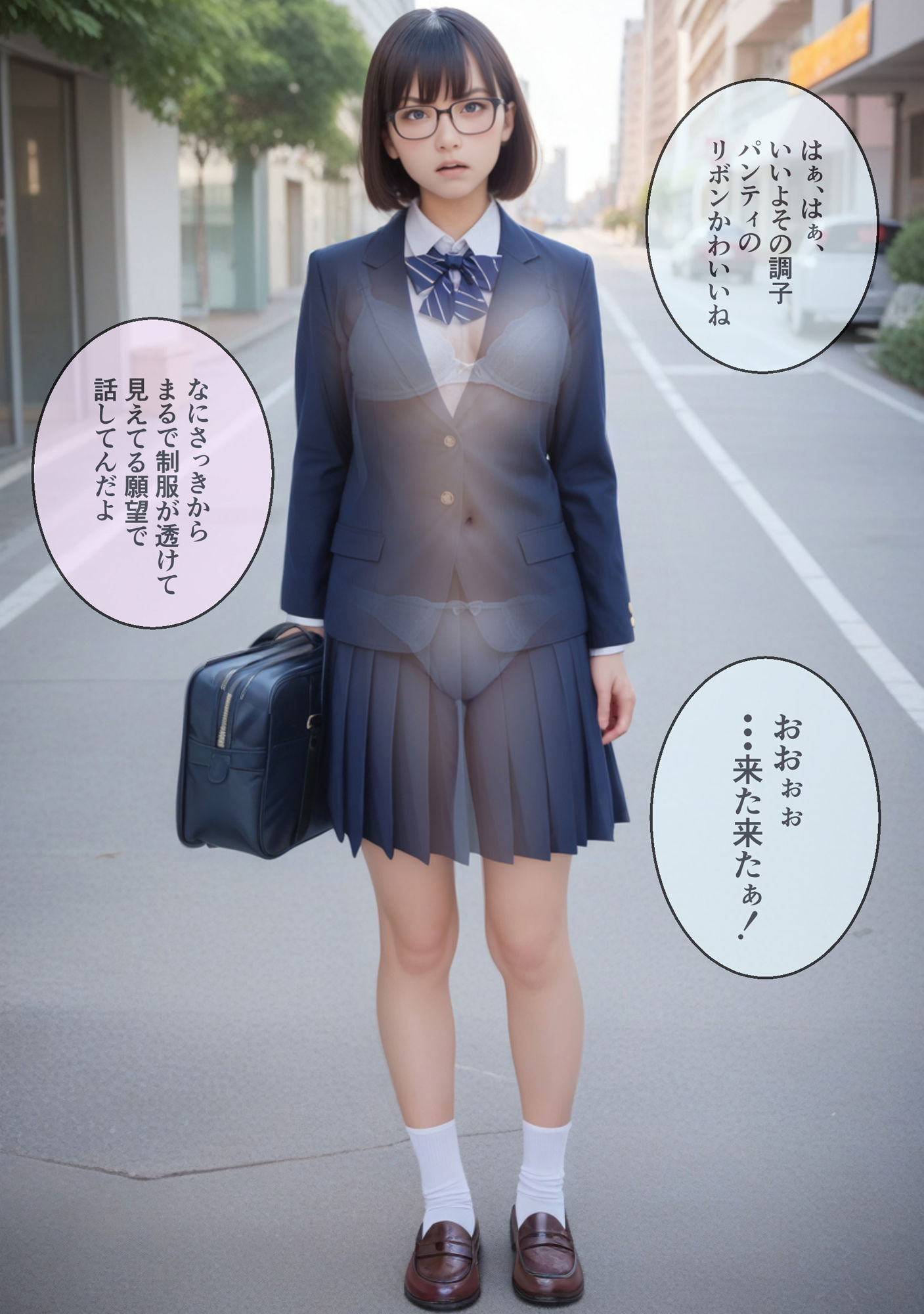 自分のオナニー用にAIで作ってみたエロCG集です サンプル3ページ目