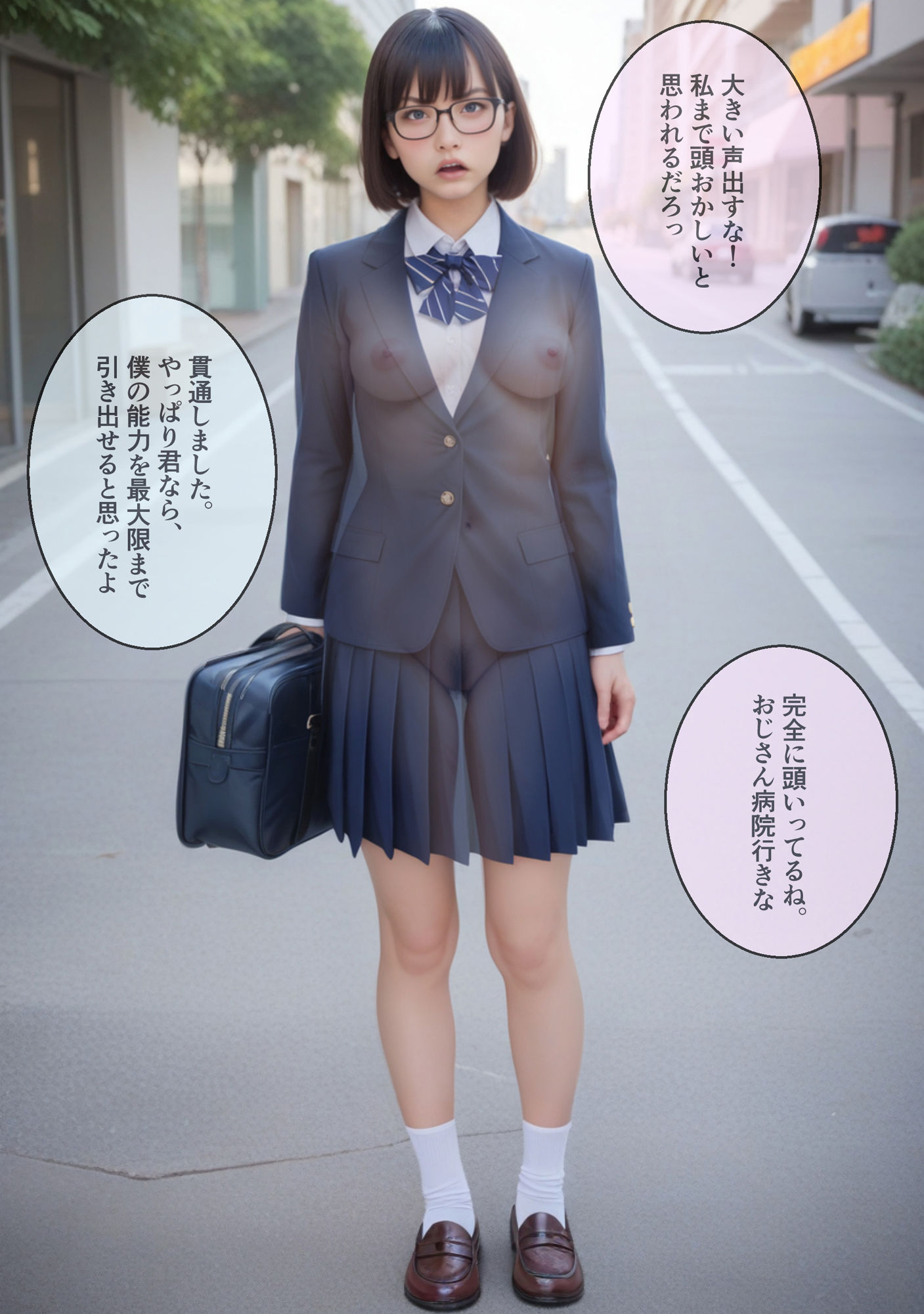 自分のオナニー用にAIで作ってみたエロCG集です サンプル4ページ目