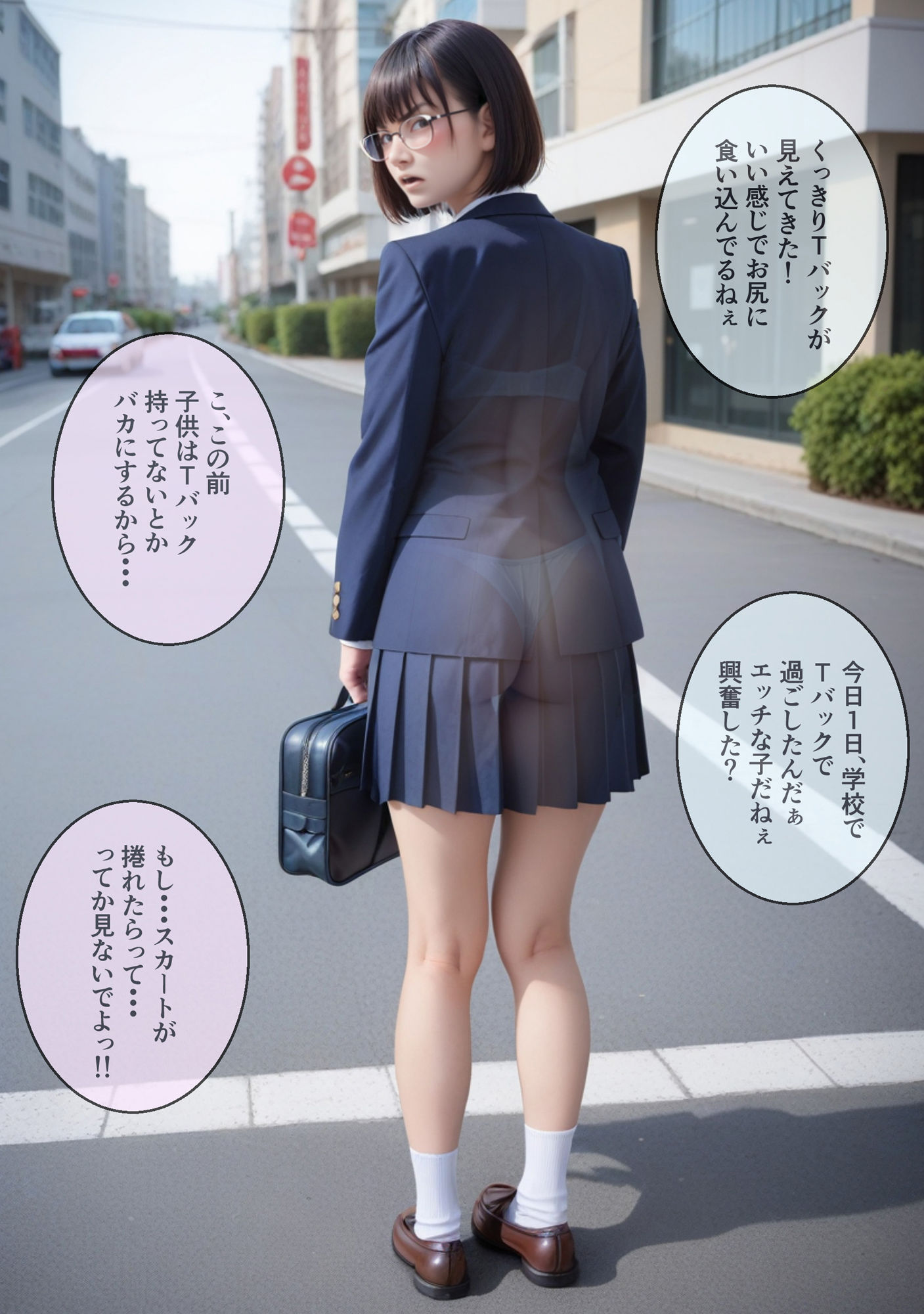 自分のオナニー用にAIで作ってみたエロCG集です サンプル6ページ目