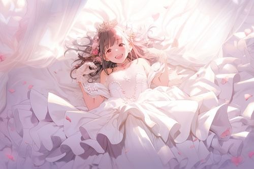 【ドレス美少女32】ドレスの中への誘い（いざない） サンプル1ページ目