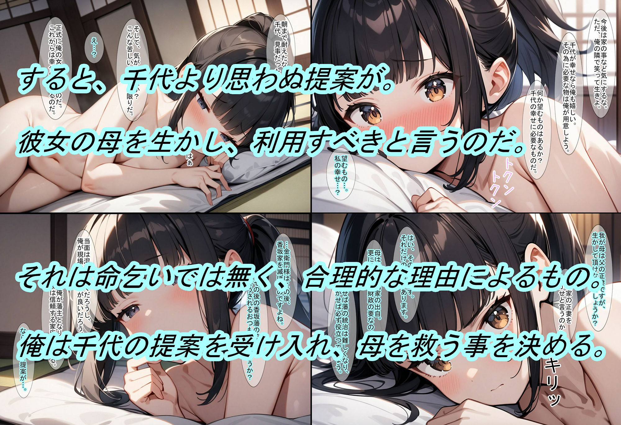 【転生したら戦国時代2】大名が攻めて来たので、返り討ちにして姫と奥方を寝取った話 サンプル3ページ目
