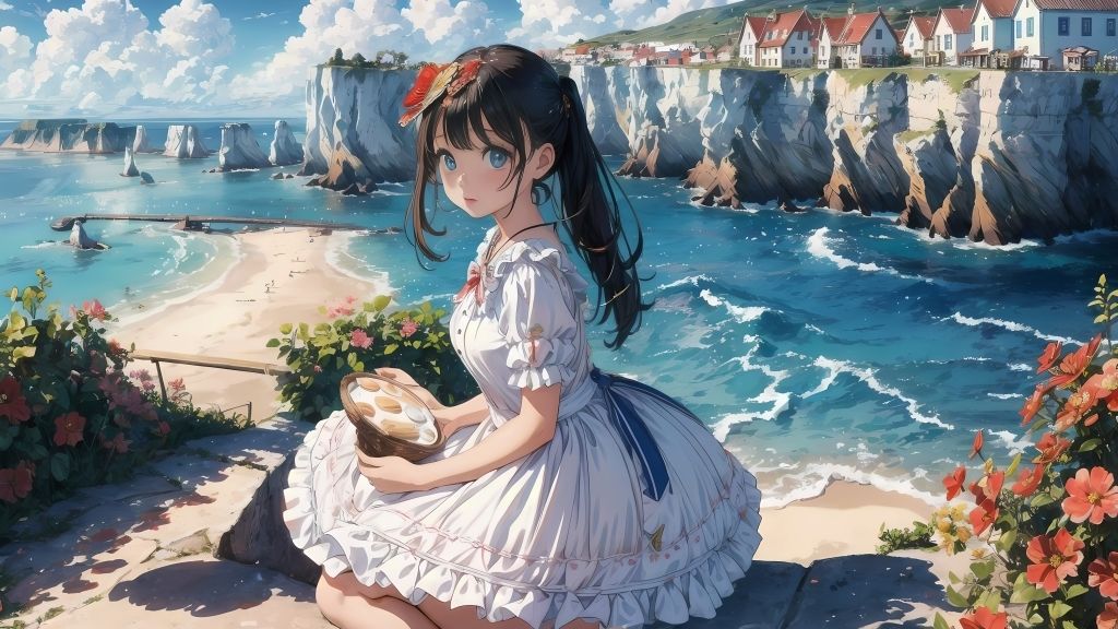 海辺のロ○ィタ少女イラスト集 サンプル5ページ目