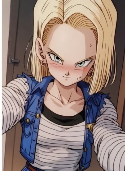 ドラゴンボールZの18号から送られてきた自撮り写真 サンプル1ページ目