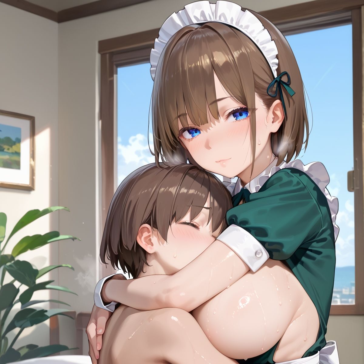 【vol6】Sっ気ある目つきのメイドの甘やかしテクにハマってます サンプル2ページ目
