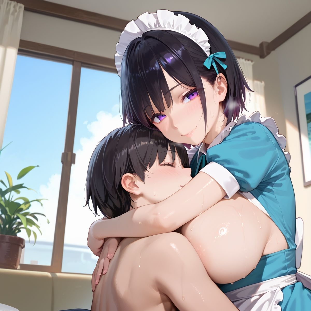 【vol6】Sっ気ある目つきのメイドの甘やかしテクにハマってます サンプル3ページ目