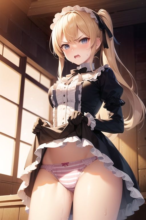 嫌な顔してパンツ見せてくる女の子〜ゴスロリ編〜 サンプル8ページ目