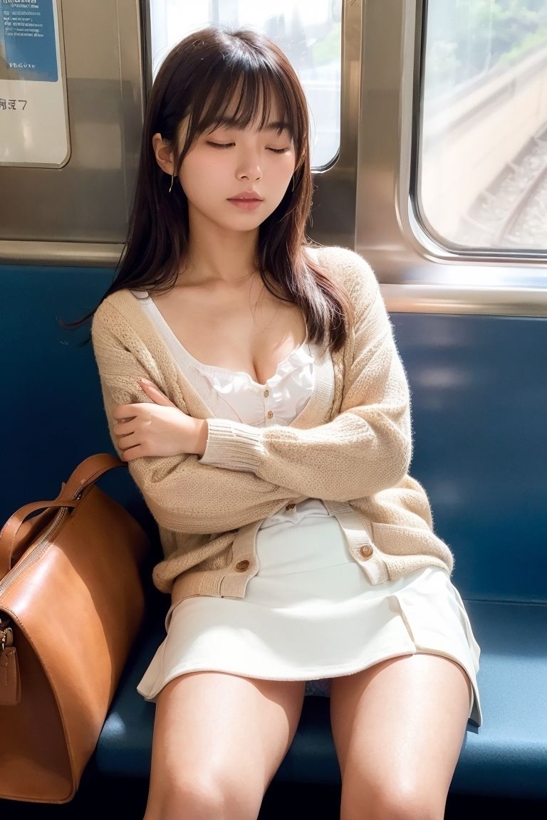 Generated Girls Collection vol.14 電車5 居眠り編 サンプル2ページ目