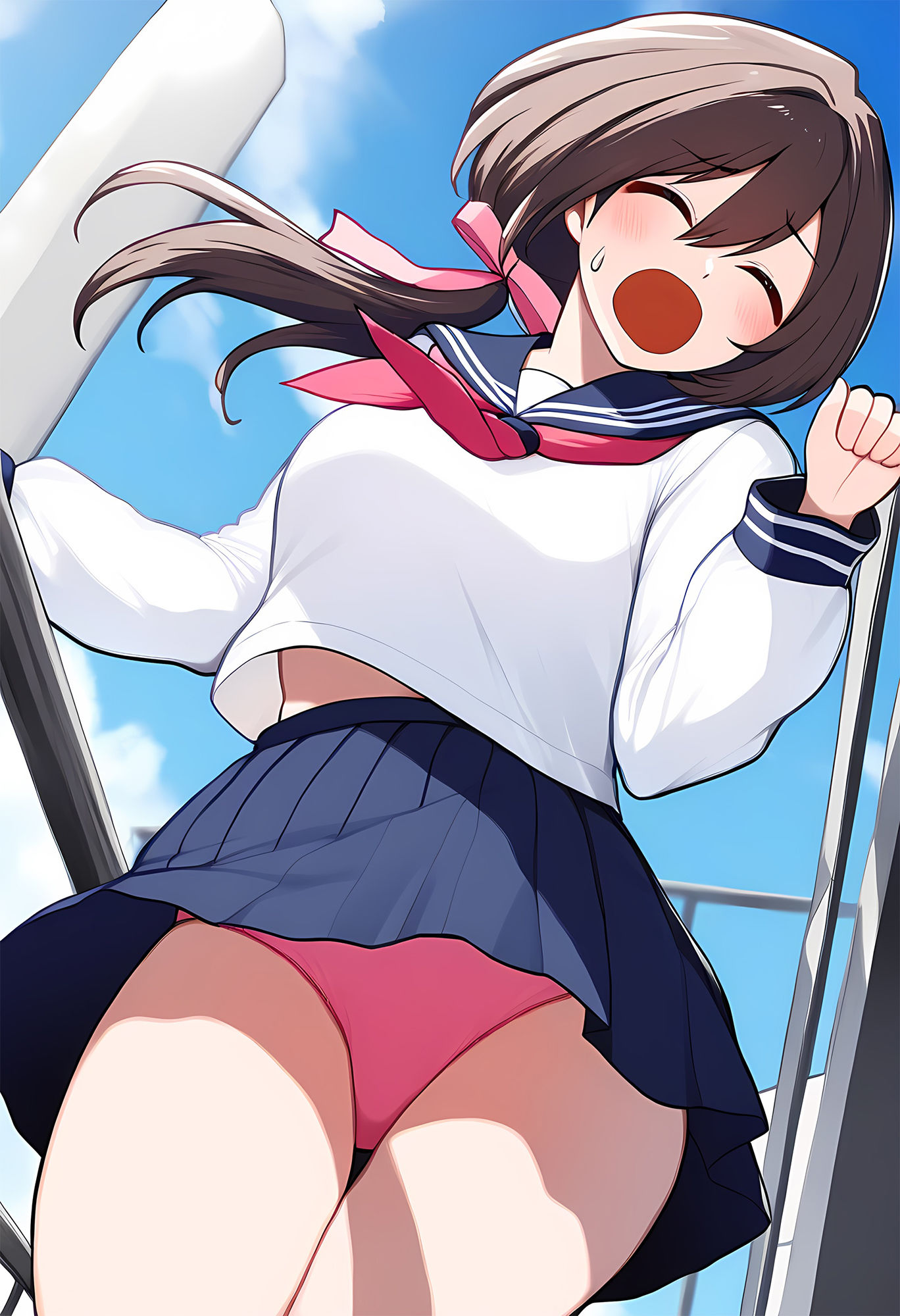 奥さん、娘さんの制服に着替えてもらえんか？ サンプル2ページ目
