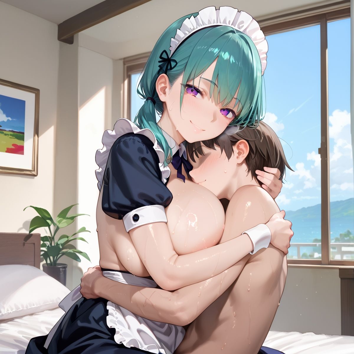 【vol11】Sっ気ある目つきのメイドの甘やかしテクにハマってます サンプル1ページ目
