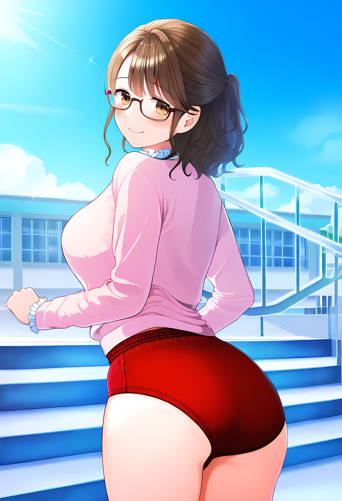 ブルマ先生―密着型ブルマー着衣の女教師との一年間の思い出― サンプル2ページ目