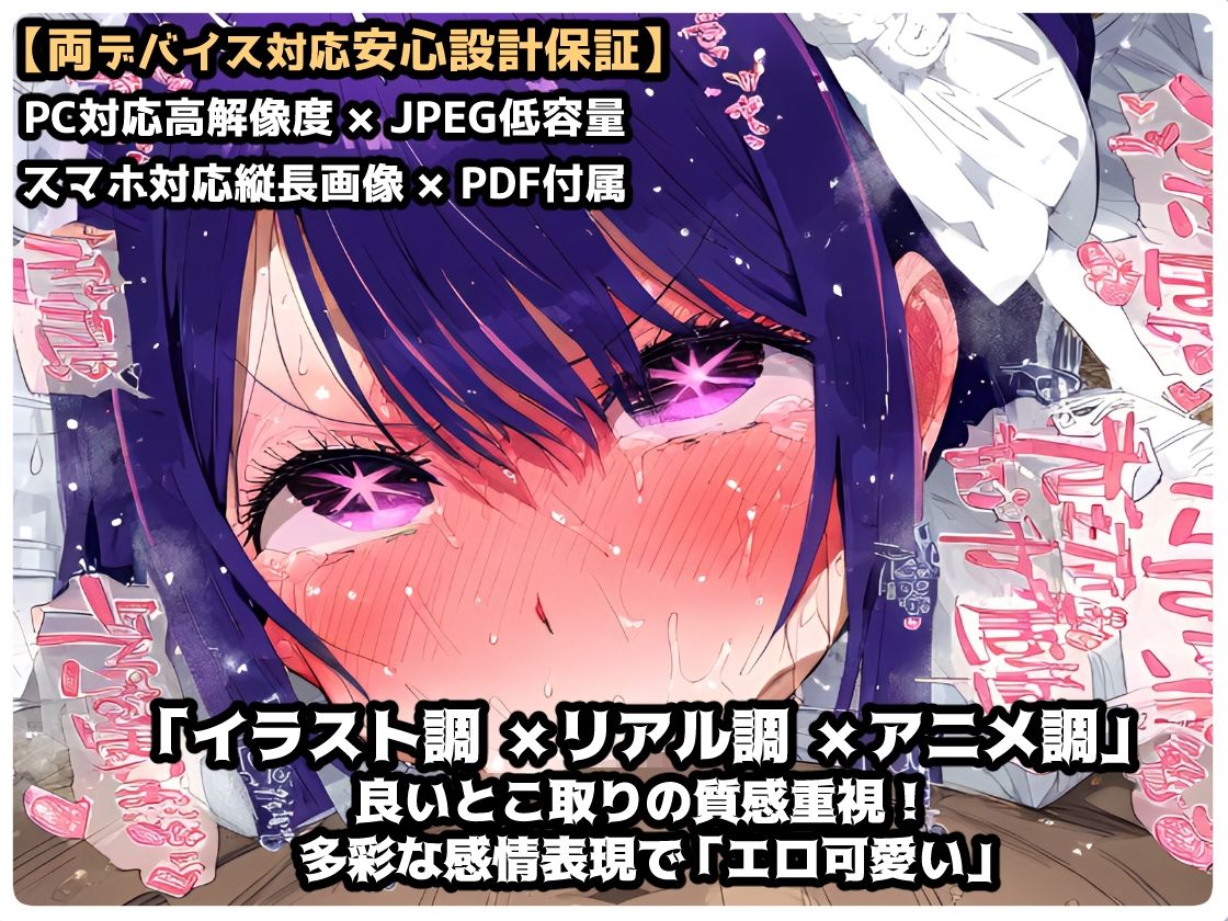 推し〇子 星野ア〇 拉致られ監禁拘束無限快楽！徹底調〇恥辱アヘ顔悶絶中出し孕ませ連続絶頂！ サンプル9ページ目