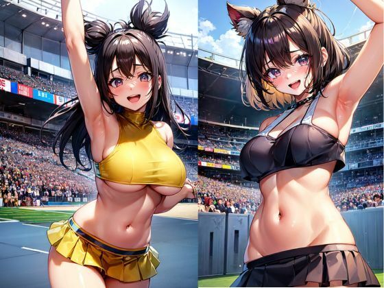 後輩ちゃんの熱烈応援！ サンプル9ページ目