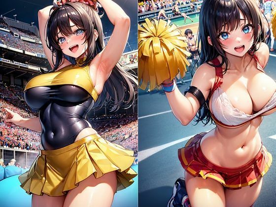 清楚系ビッチチアリーダー サンプル2ページ目