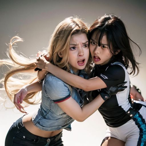 AIキャットファイト 動画-1 Catfighting 女同士の喧嘩 95本収録 サンプル8ページ目