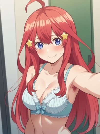五等分の花嫁の中野五月から送られてきた自撮り写真 サンプル2ページ目
