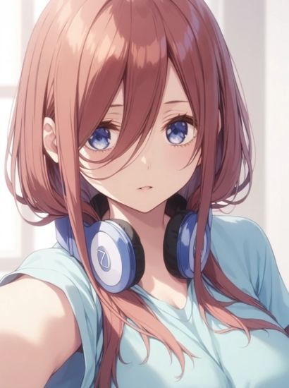 五等分の花嫁の中野美玖から送られてきた自撮り写真 サンプル1ページ目