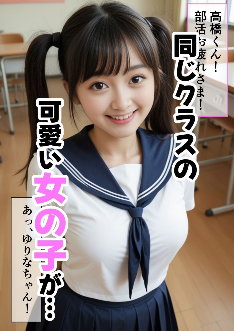 教室えっちセリフ付きCG集 -ゆりな- サンプル1ページ目