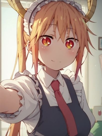 小林さんちのメイドラゴンのトールから送られてきた自撮り写真 サンプル1ページ目