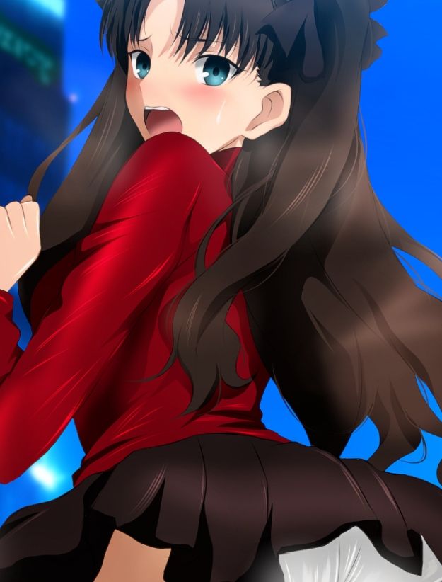 見上げる巨大な遠○凛 サンプル4ページ目