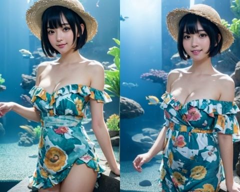 AIグラビア写真集48〜妹と水族館へ・・・in Hawaii〜 サンプル3ページ目