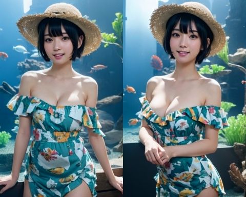 AIグラビア写真集48〜妹と水族館へ・・・in Hawaii〜 サンプル4ページ目