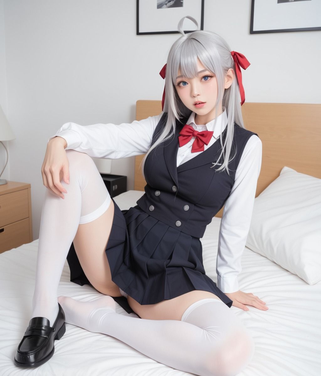 アーリャさんコスプレイヤーと撮影終わりの教室えっち【57p 旧モデル】 サンプル2ページ目