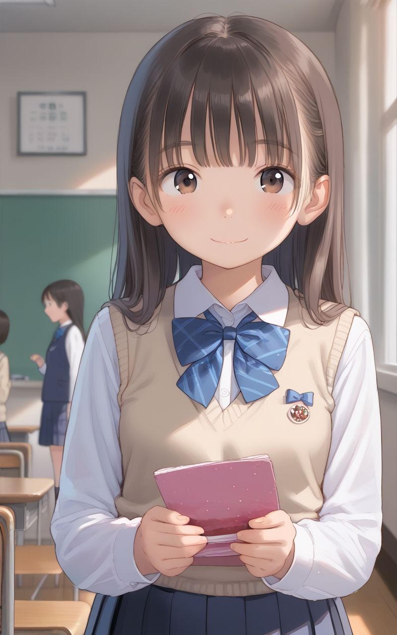 女子校生ロリっ子イラスト集 サンプル1ページ目