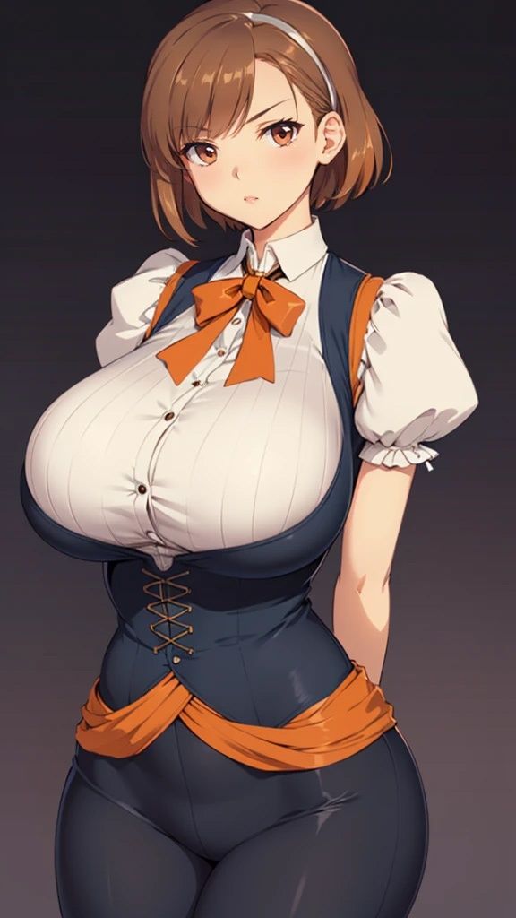 爆乳コスプレ美女【妄想イラスト美女図鑑vol.127】 サンプル4ページ目