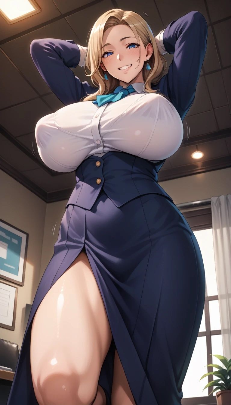 爆乳美女【妄想イラスト美女図鑑vol.128】 サンプル6ページ目