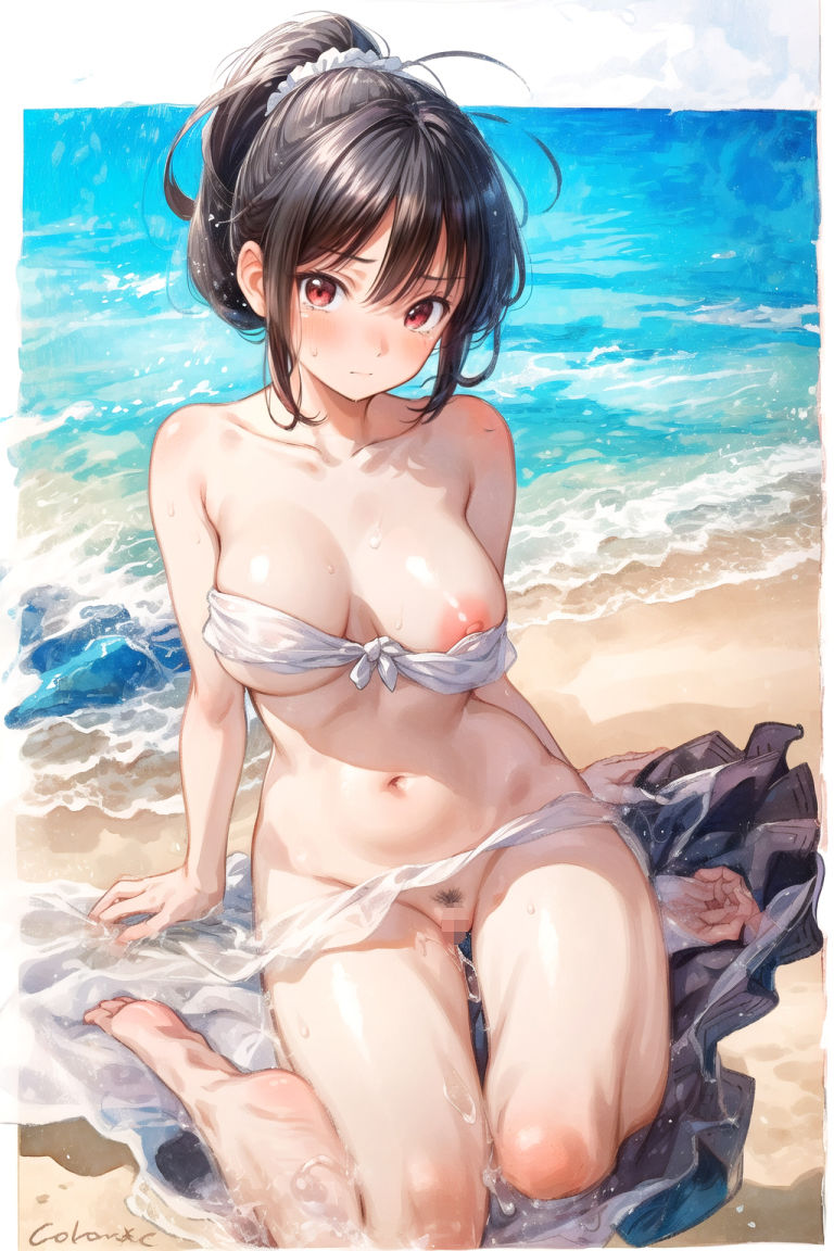 愛ちゃん is mine！ 〜晴れた日の昼の海編〜 サンプル10ページ目