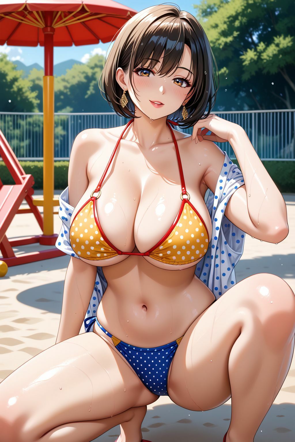 夏色ビキニコレクション〜巨乳編1 サンプル1ページ目