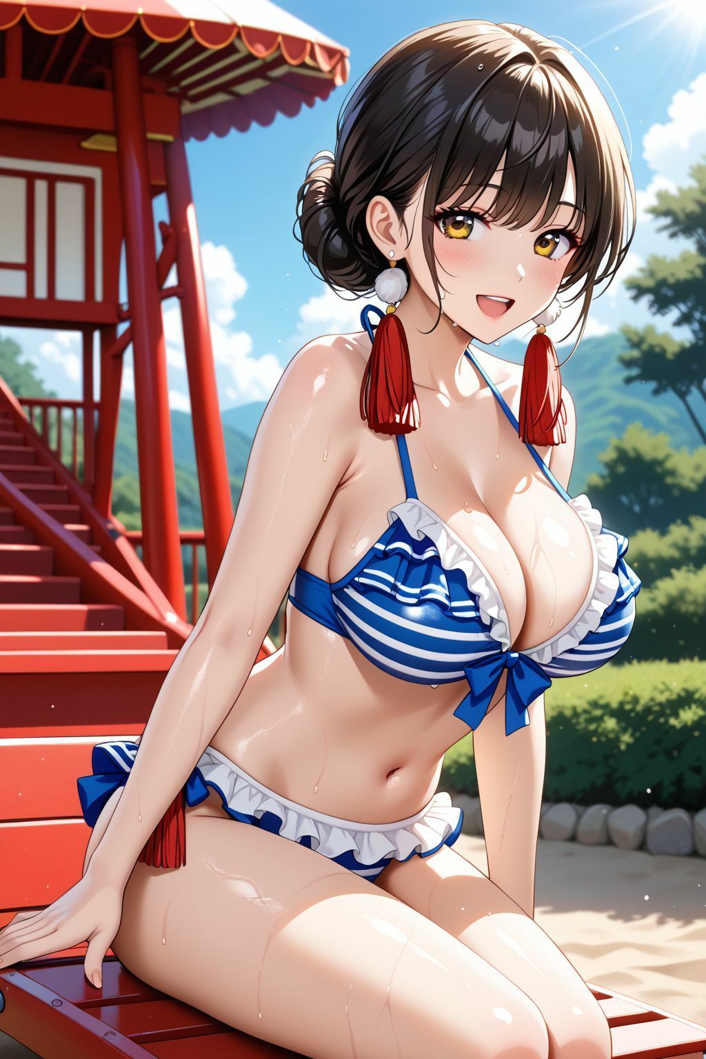 夏色ビキニコレクション〜巨乳編1 サンプル4ページ目