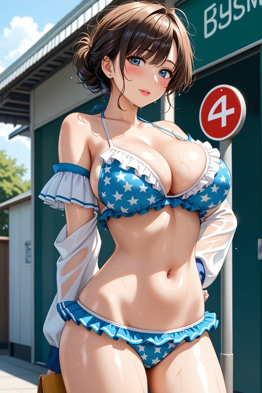 夏色ビキニコレクション〜巨乳編1 サンプル5ページ目