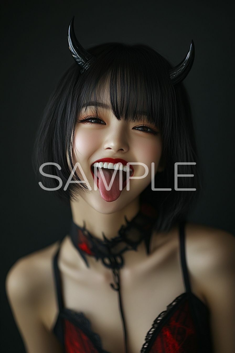AI美女図鑑〜ハロウィン編〜 サンプル3ページ目
