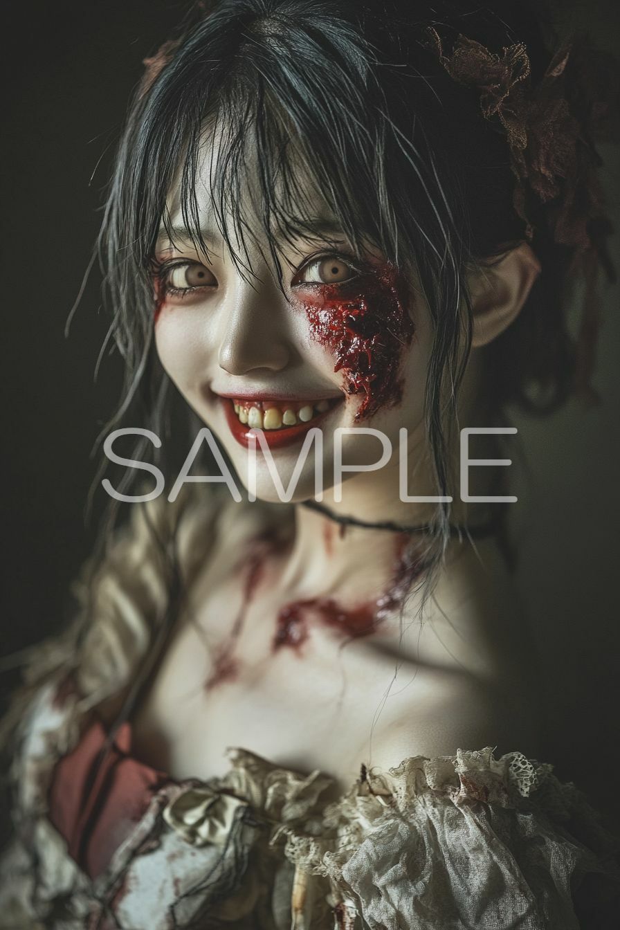AI美女図鑑〜ハロウィン編〜 サンプル8ページ目