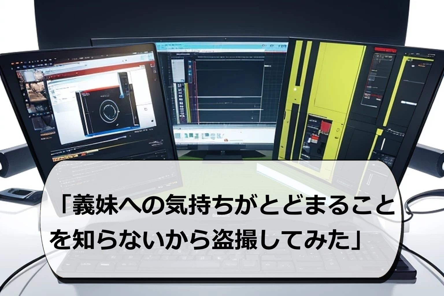 義妹盗撮〜バレたら神展開！？〜 サンプル1ページ目